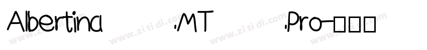 Albertina MT Pro字体转换